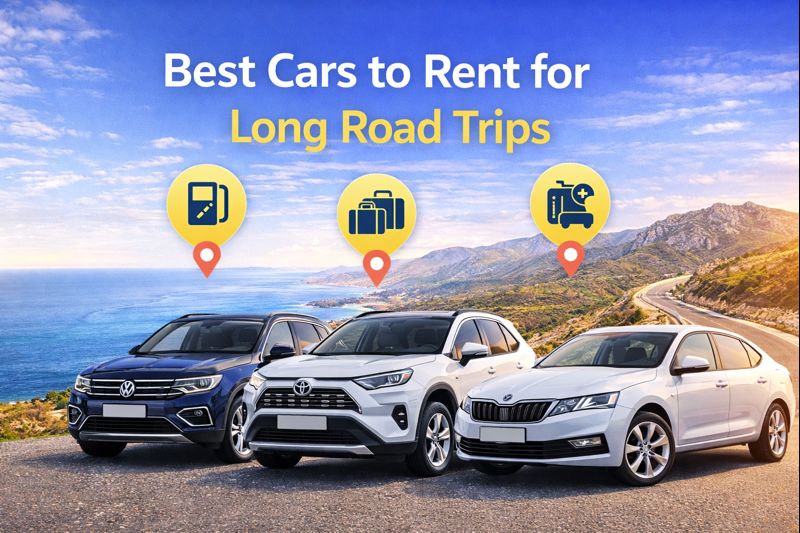 Best Cars to Rent for Long Road Trips