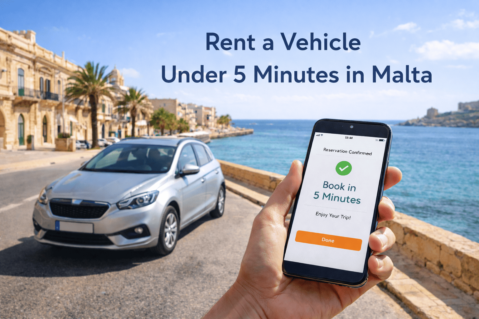 How to Rent a Vehicle in Under 5 Minutes in Malta