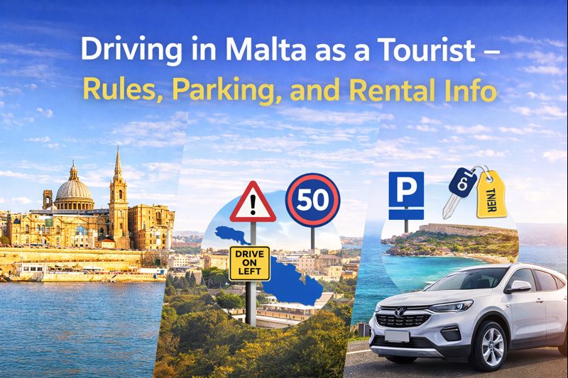 Driving in Malta as a Tourist – Rules, Parking, and Rental Info