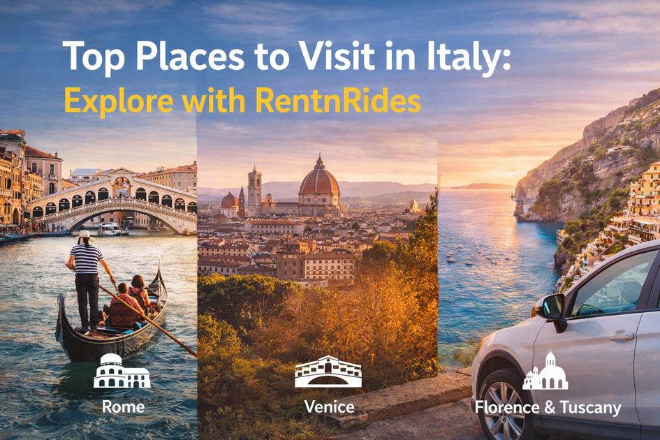 Top Places to Visit in Italy: Explore with RentnRides